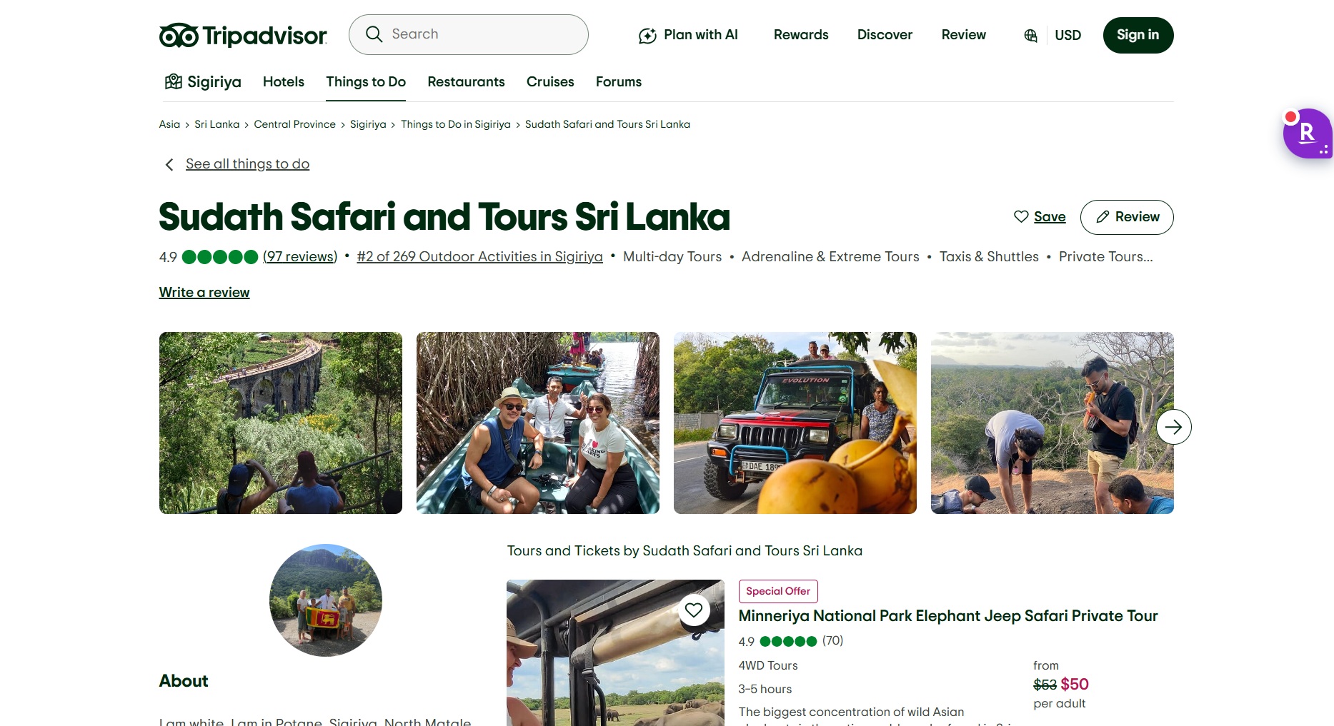 Sudath Safari and Tours Sri Lanka (2026)